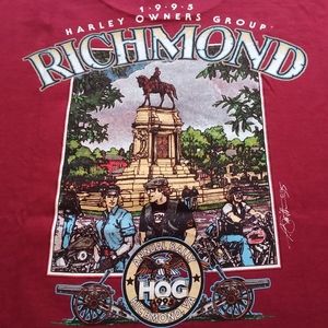 1995 Harley Davidson (HOG) Rally in Richmond VA.  Shirt Size Large.